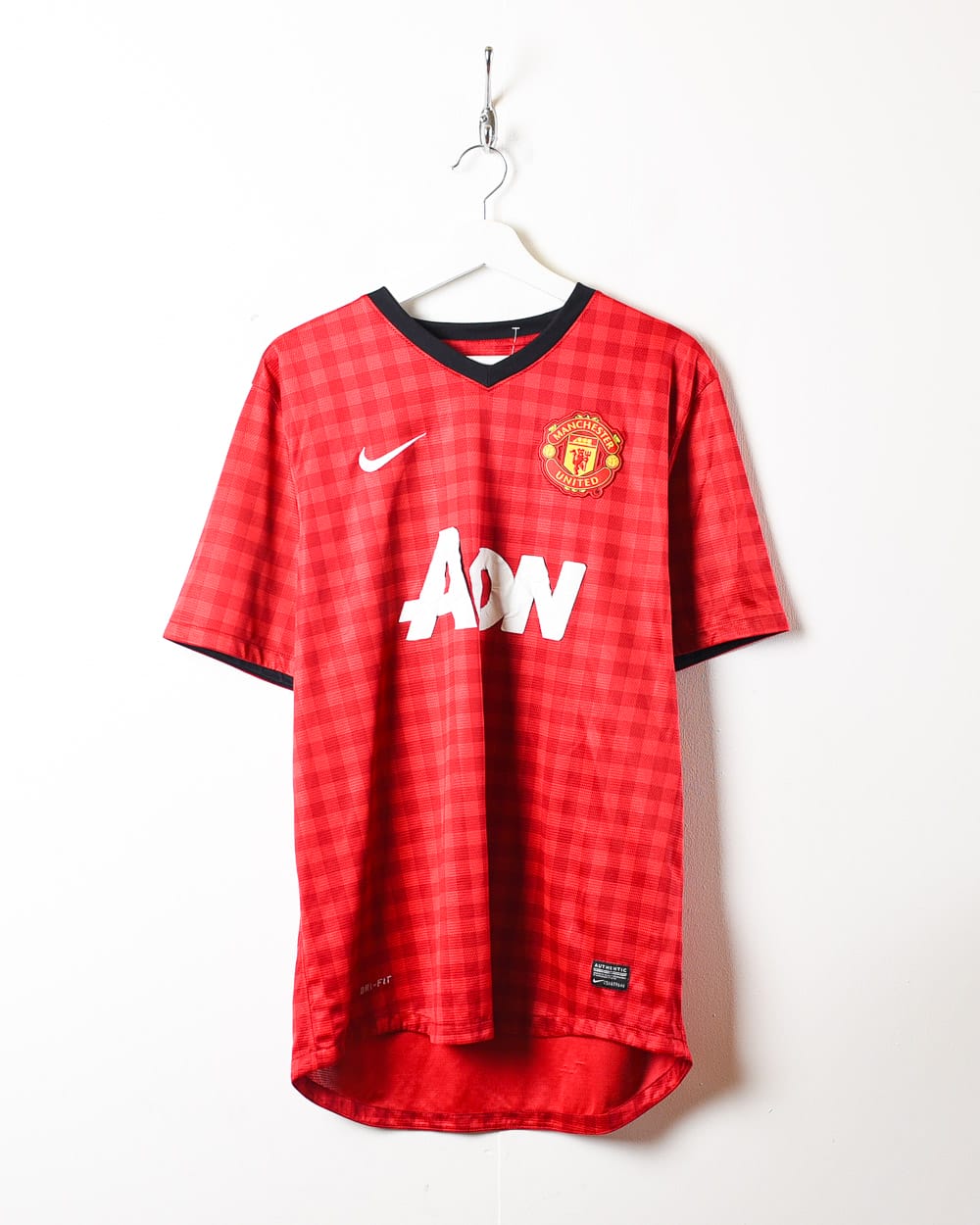 Nike Manchester United 12/13 Home Football Shirt - Large - Domno Vintage
