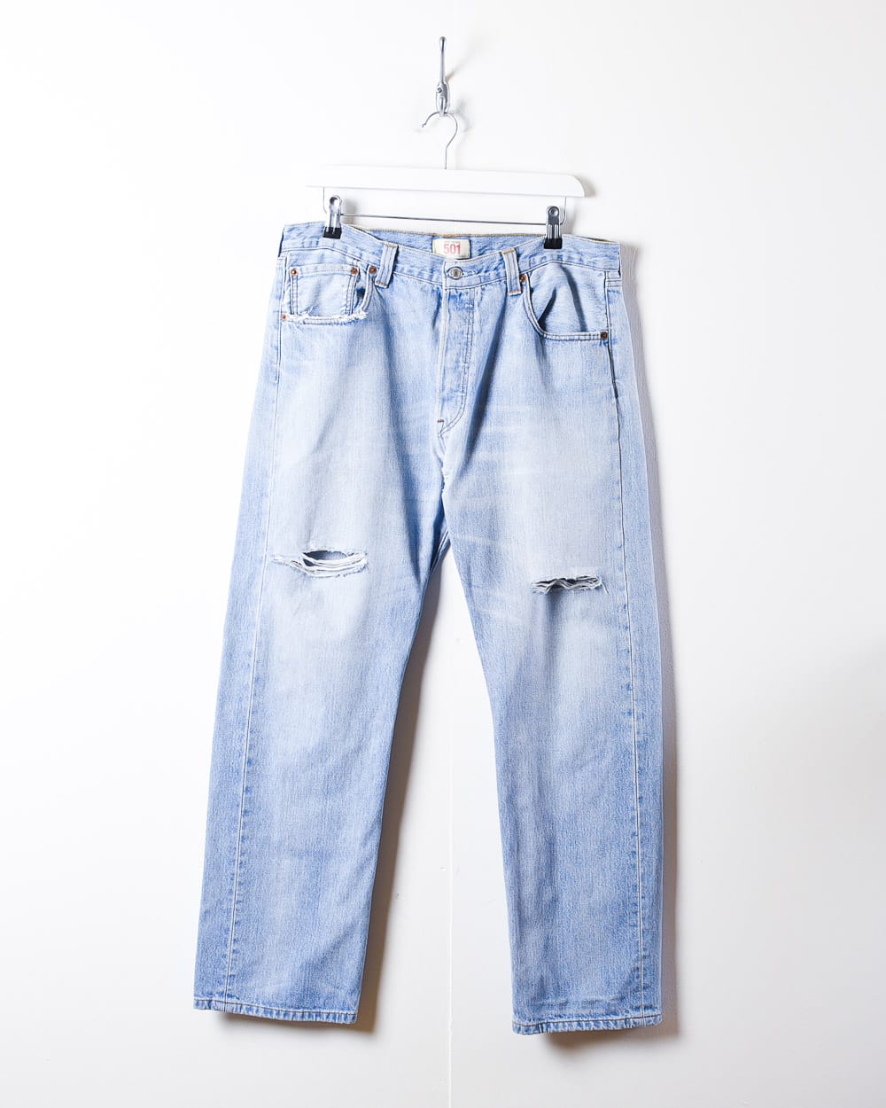 Levi's 501 Distressed Jeans - W36 L30 - Domno Vintage