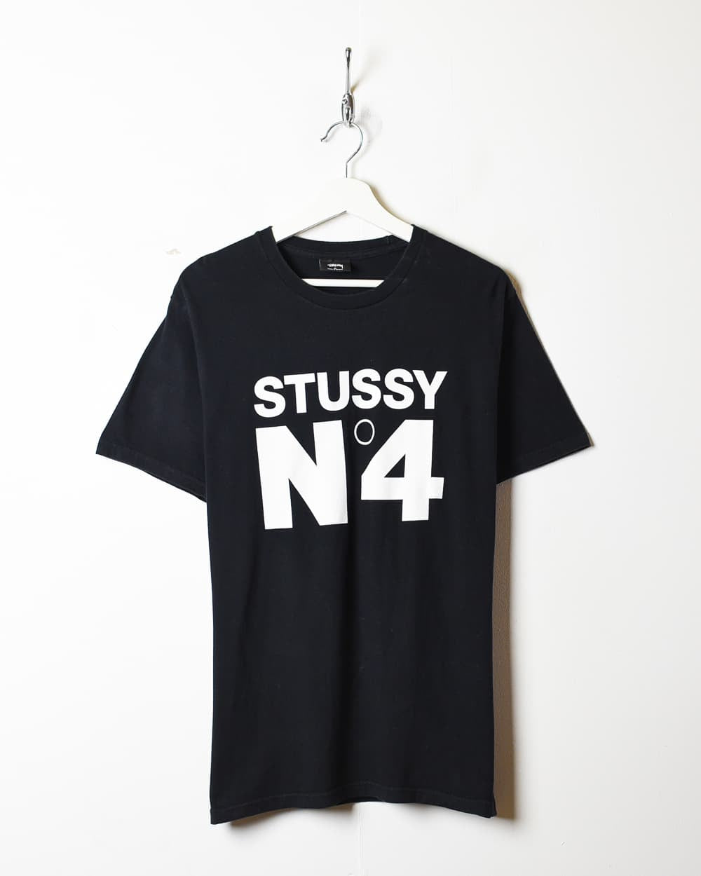 Stussy No4 T-Shirt - Medium - Domno Vintage