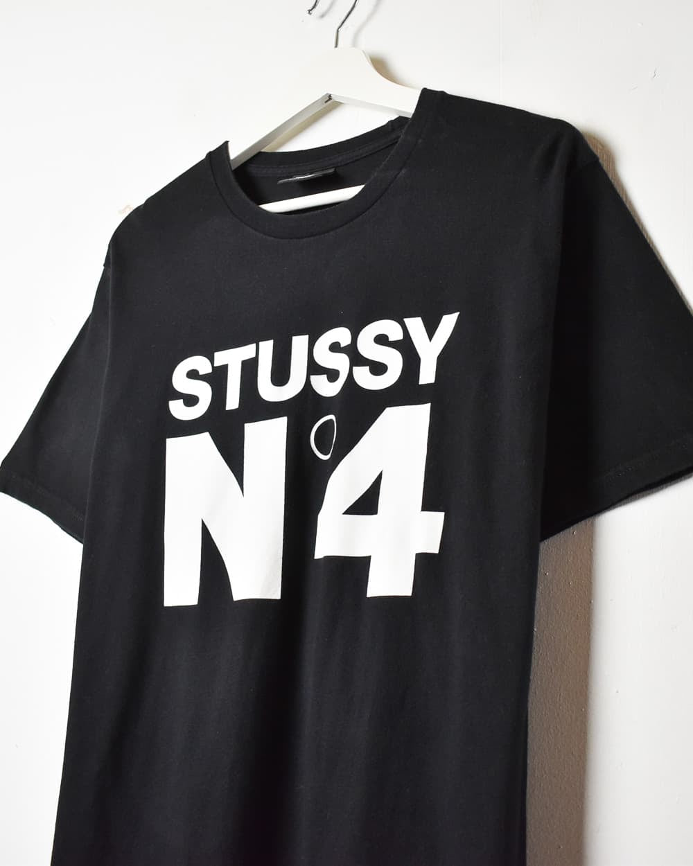 Stussy No4 T-Shirt - Medium - Domno Vintage
