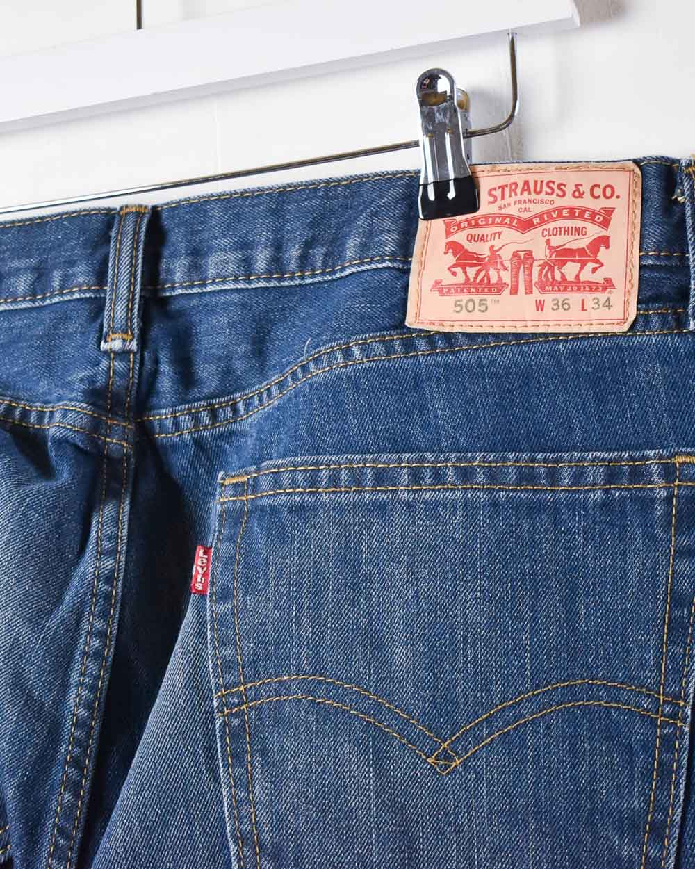 Levi's 505 Jeans - W36 L34 - Domno Vintage