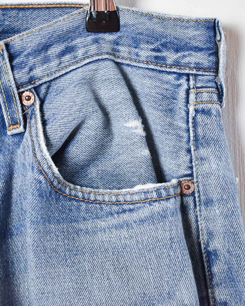 Levi's 501 Distressed Jeans - W32 L32 - Domno Vintage