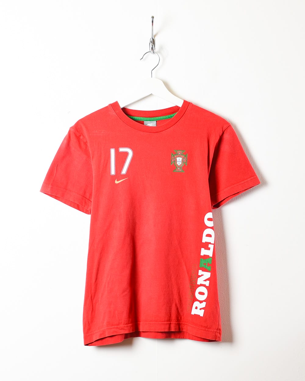 Nike Portugal 06/08 Ronaldo 06/08 T-Shirt - X-Small - Domno Vintage