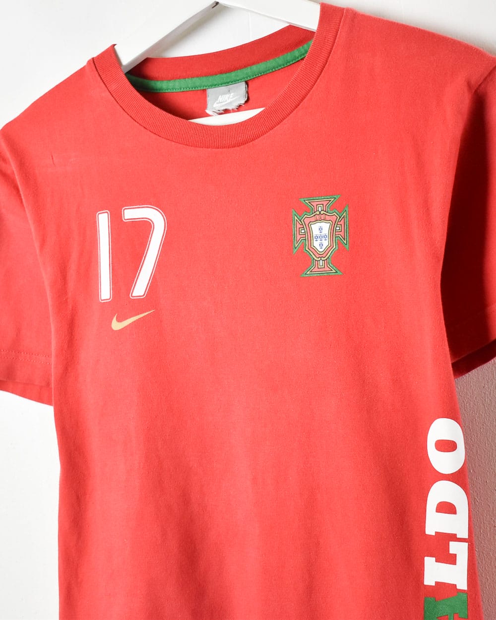 Nike Portugal 06/08 Ronaldo 06/08 T-Shirt - X-Small - Domno Vintage