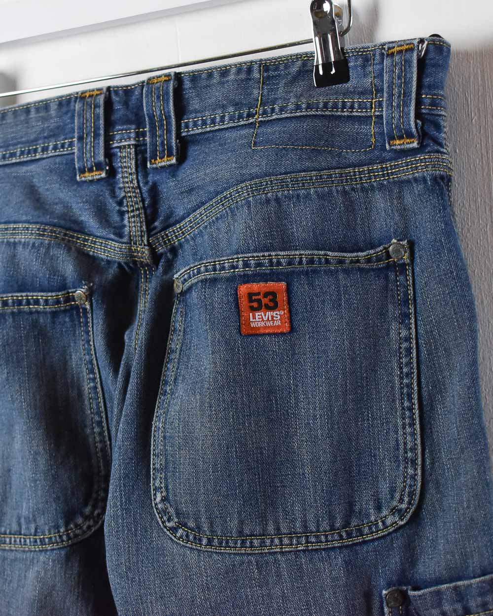 Levi's Workwear Double Knee Carpenter Jeans - W34 L30 - Domno Vintage