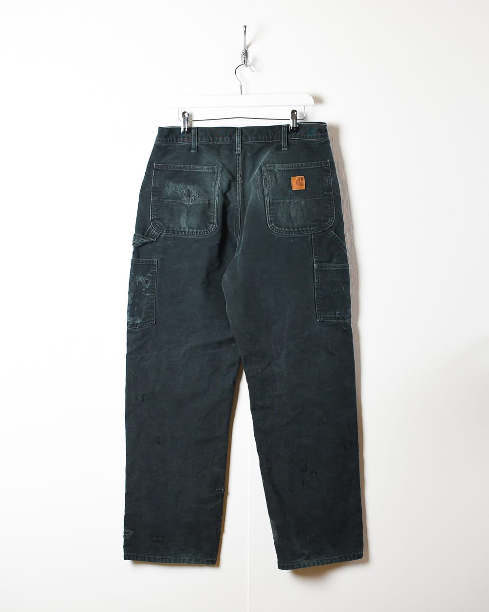 Carhartt Distressed Flannel Lined Carpenter Jeans - W32 L32 - Domno Vintage