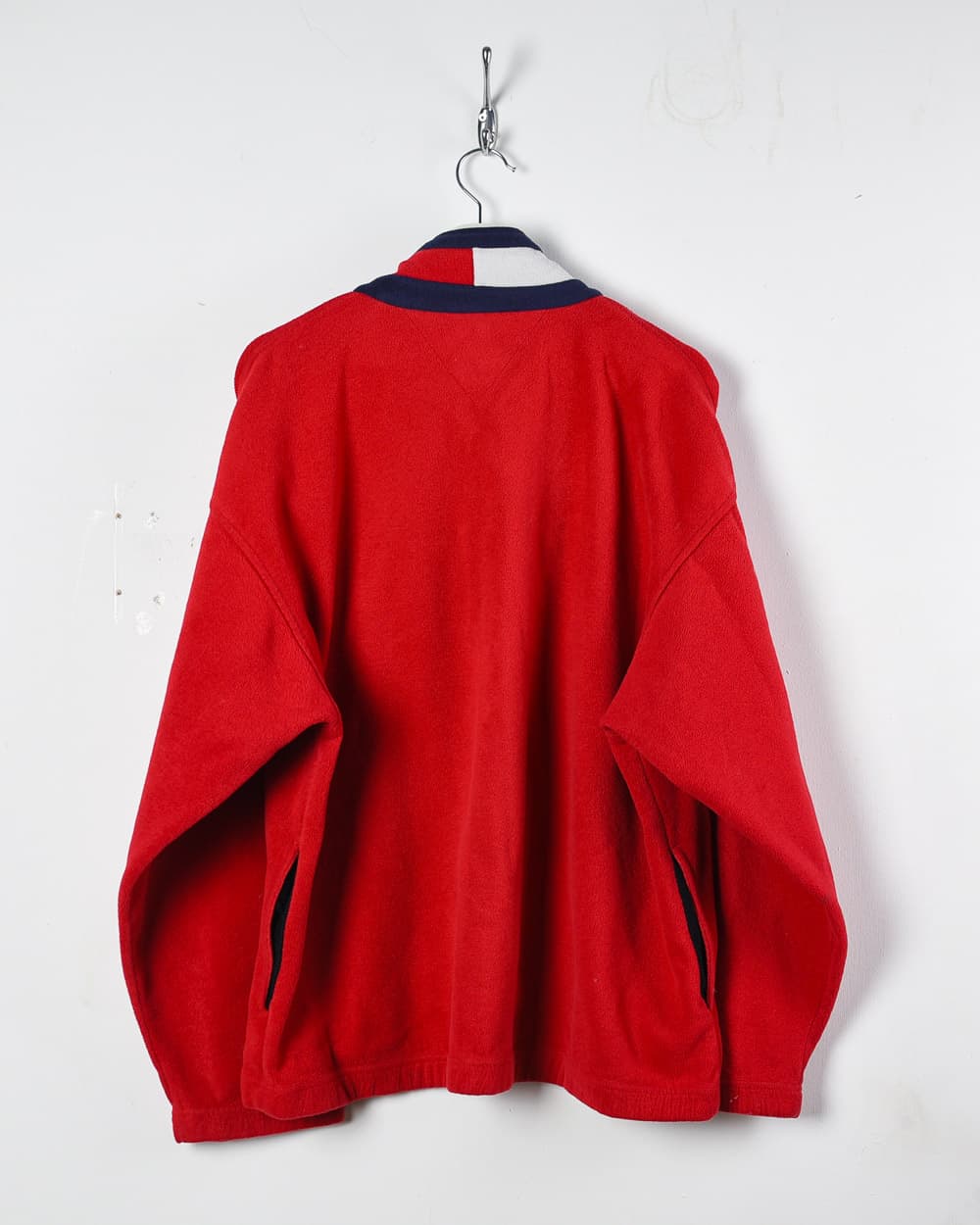 Tommy Hilfiger 1/4 Zip Fleece - X-Large - Domno Vintage