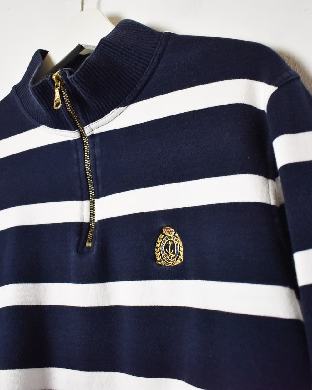 Lauren Jeans Co Ralph Lauren 1/4 Zip Sweatshirt - XX-Large Women's - Domno Vintage