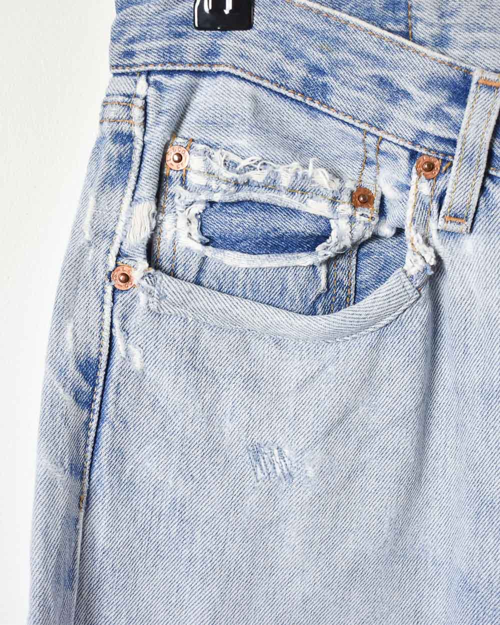 BabyBlue Levi's 501 Distressed Jeans - W30 L28