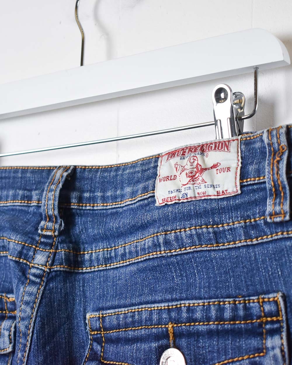 Blue True Religion Women's Bootcut Jeans - W34 L30