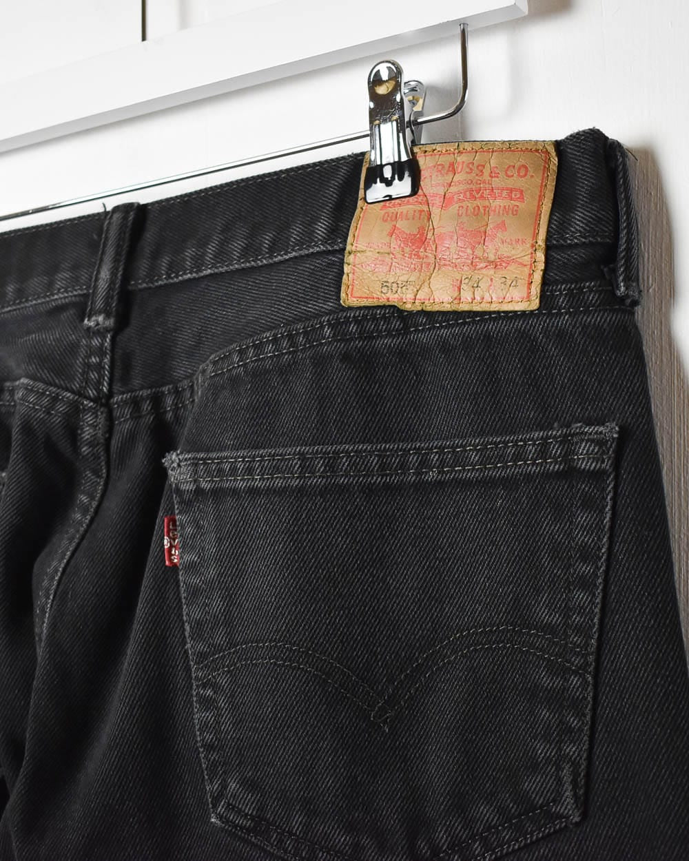 Black Levi's 505 Jeans - W36 L33