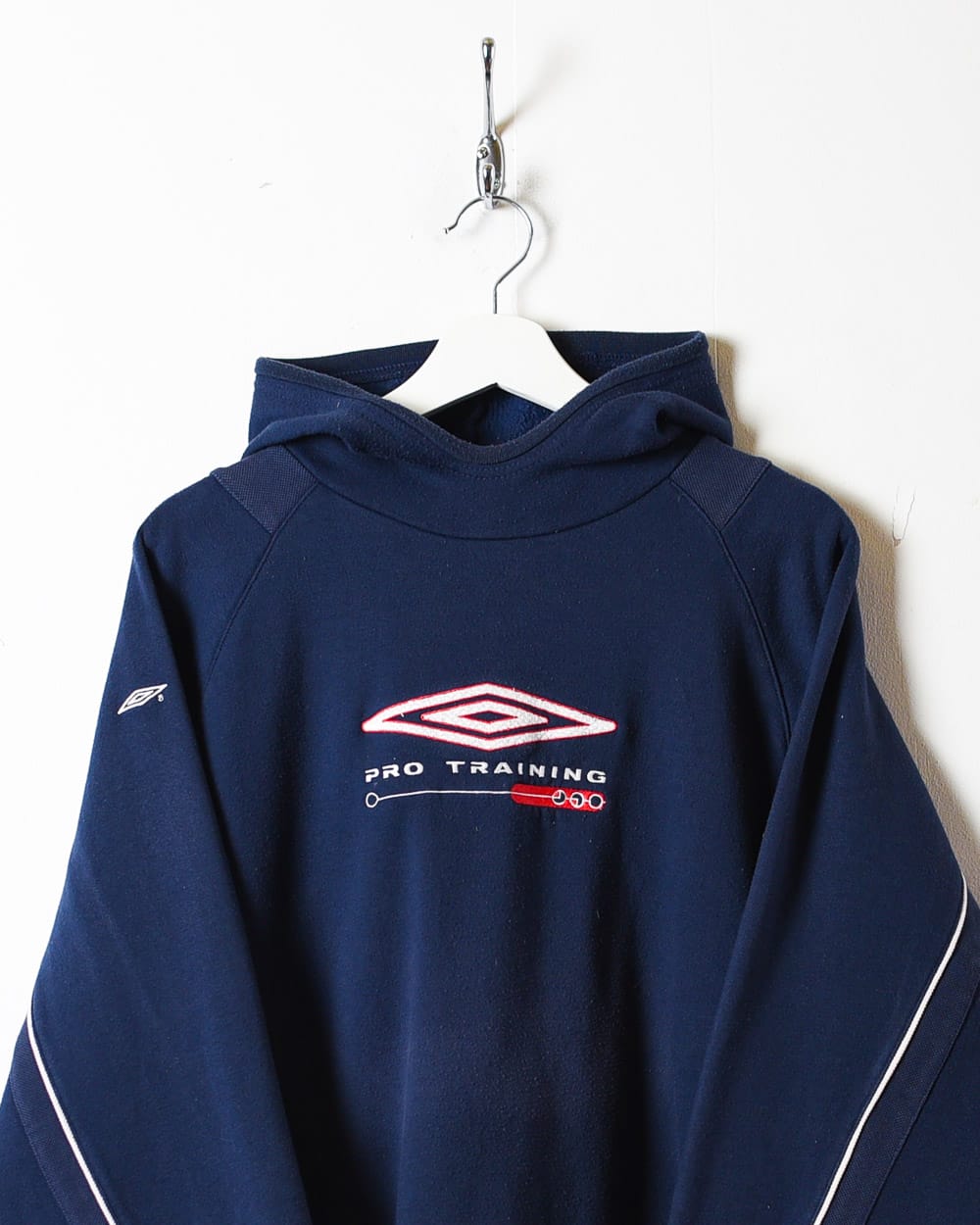Navy Umbro Pro Training High Neck Hoodie - Large