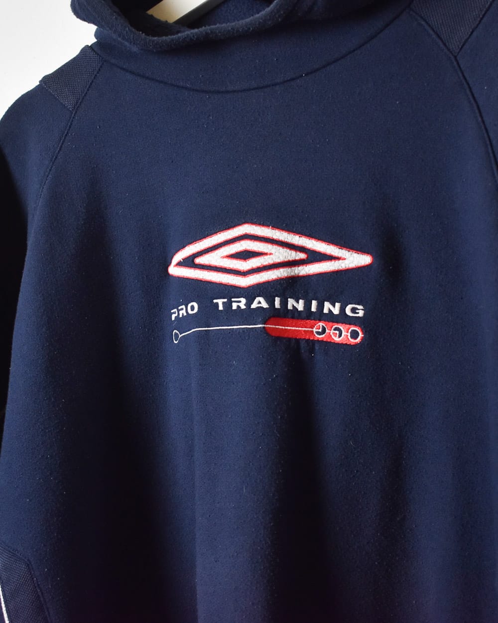 Navy Umbro Pro Training High Neck Hoodie - Large