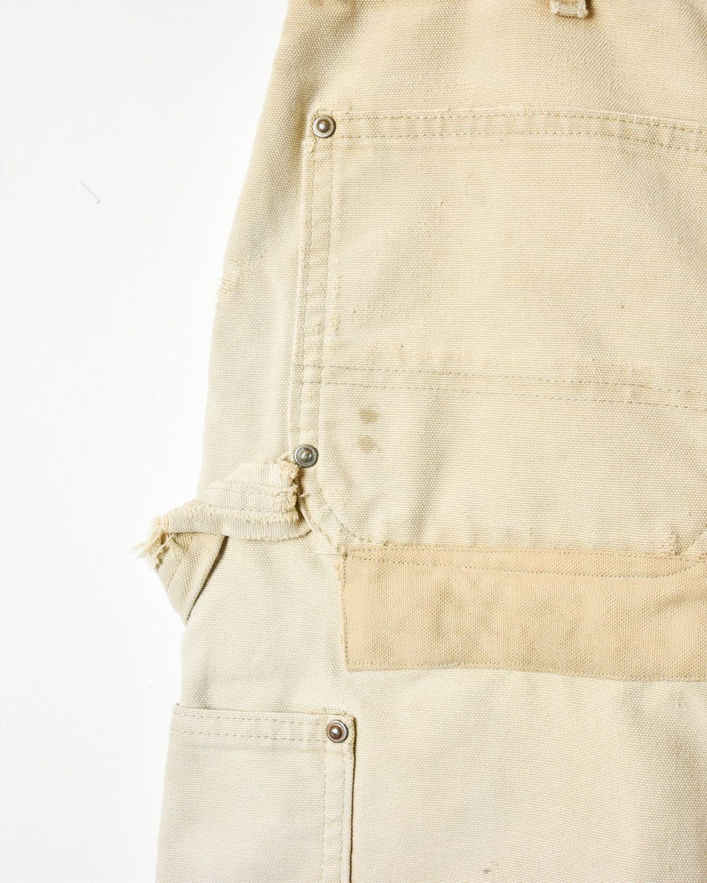 Neutral Carhartt Distressed Double Knee Carpenter Jeans - W32 L27