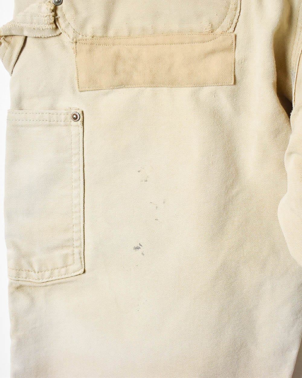 Neutral Carhartt Distressed Double Knee Carpenter Jeans - W32 L27