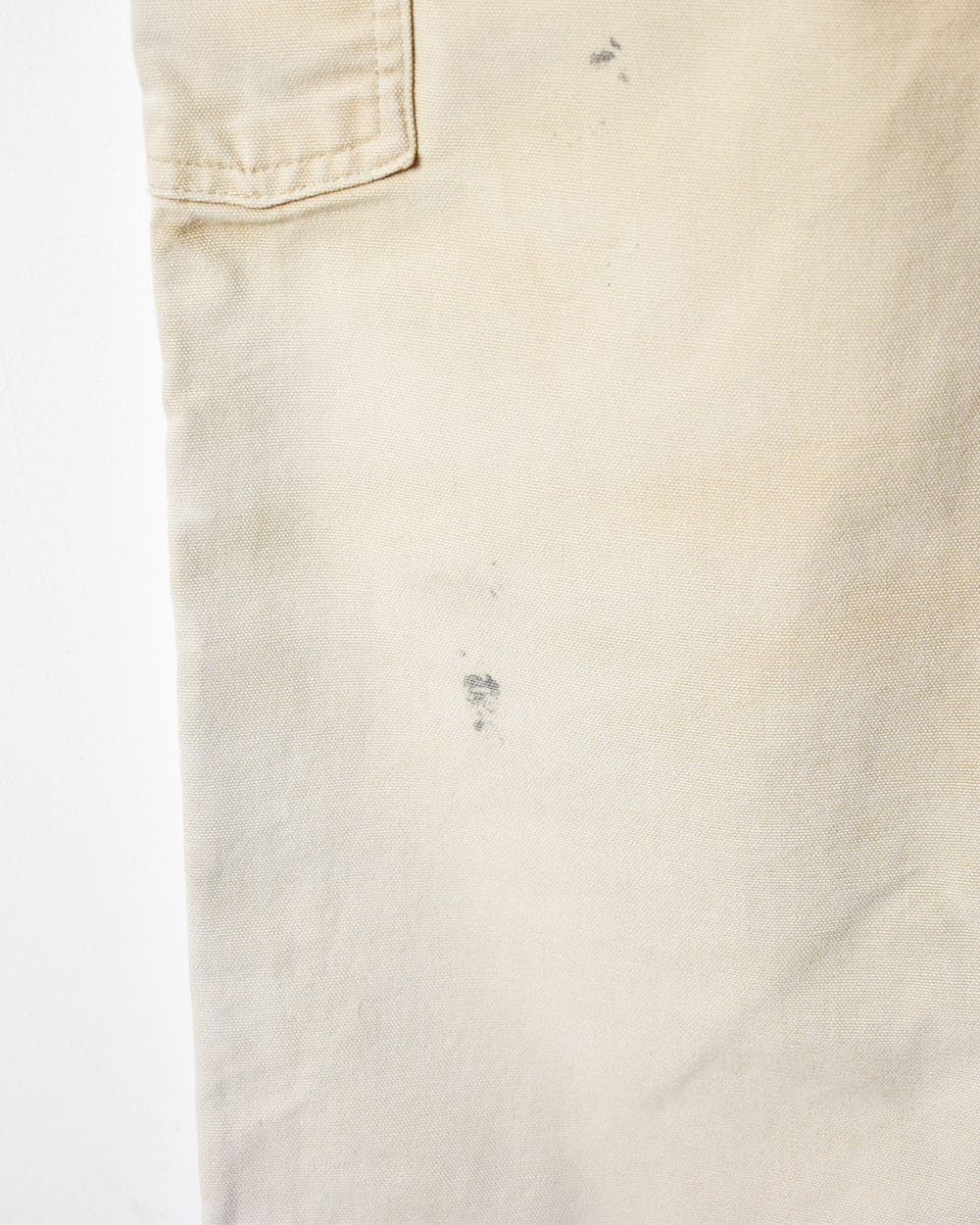 Neutral Carhartt Distressed Double Knee Carpenter Jeans - W32 L27