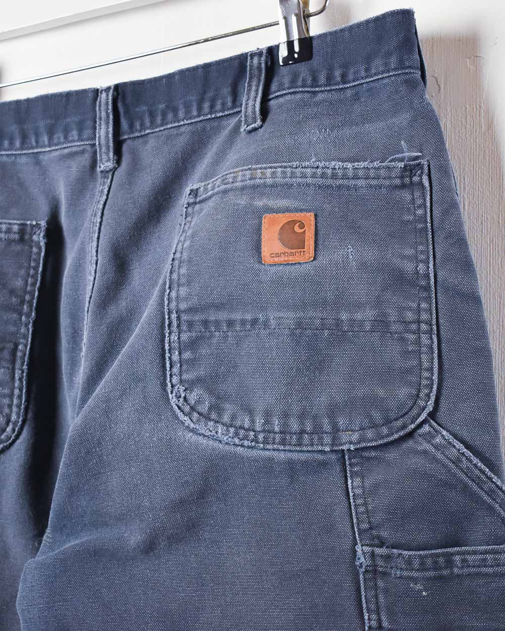 Carhartt Distressed Carpenter Jeans - W34 L30 - Domno Vintage