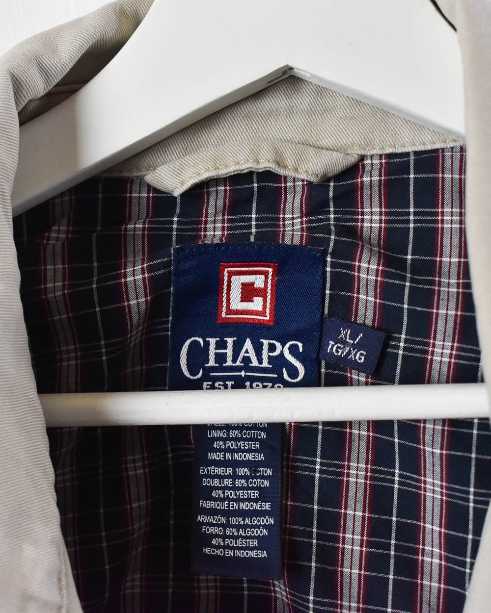 Neutral Chaps Ralph Lauren Harrington Jacket - X-Large