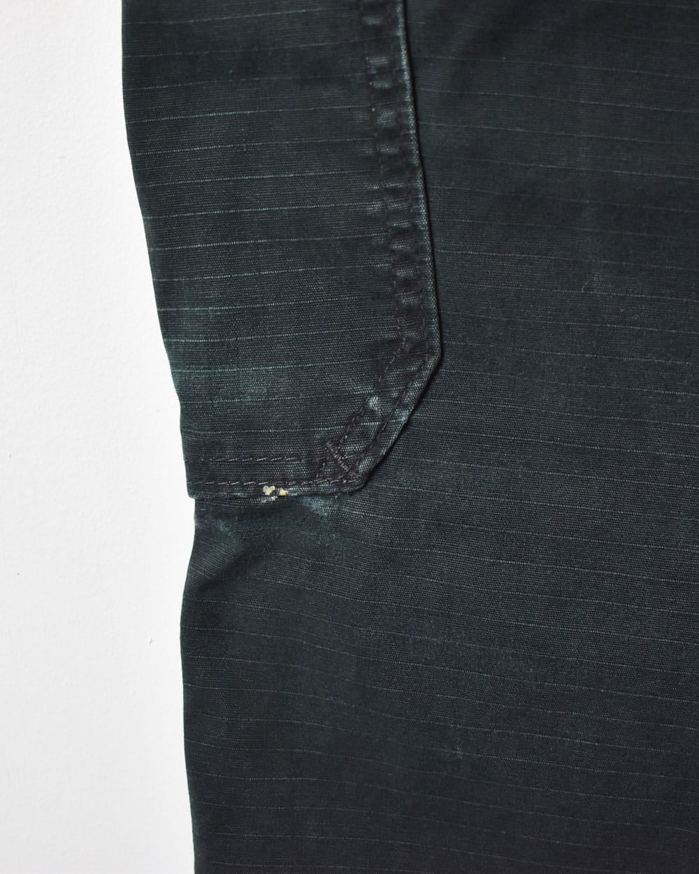 Black Carhartt Distressed Double Knee Cargo Jeans - W38 L30