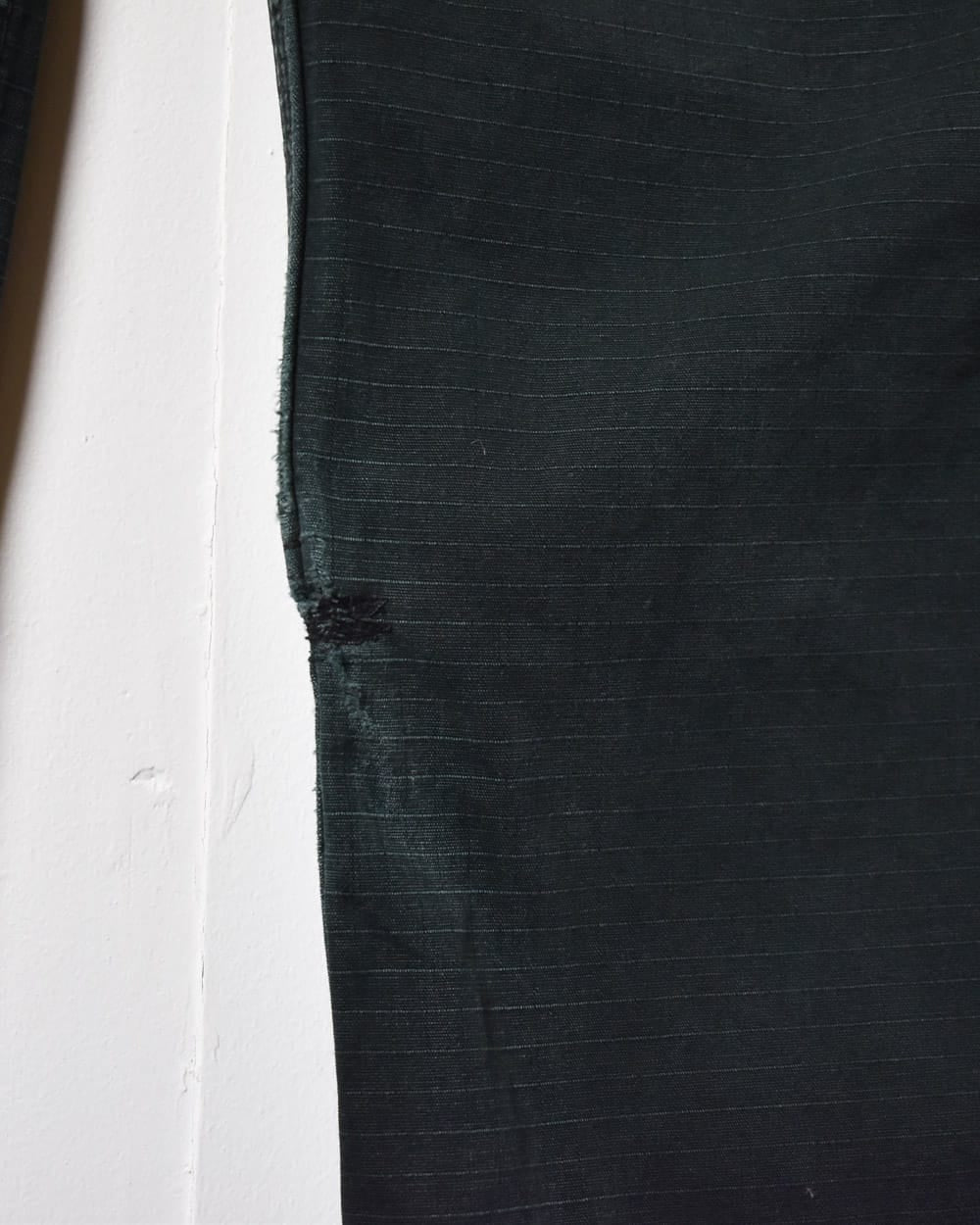 Black Carhartt Distressed Double Knee Cargo Jeans - W38 L30