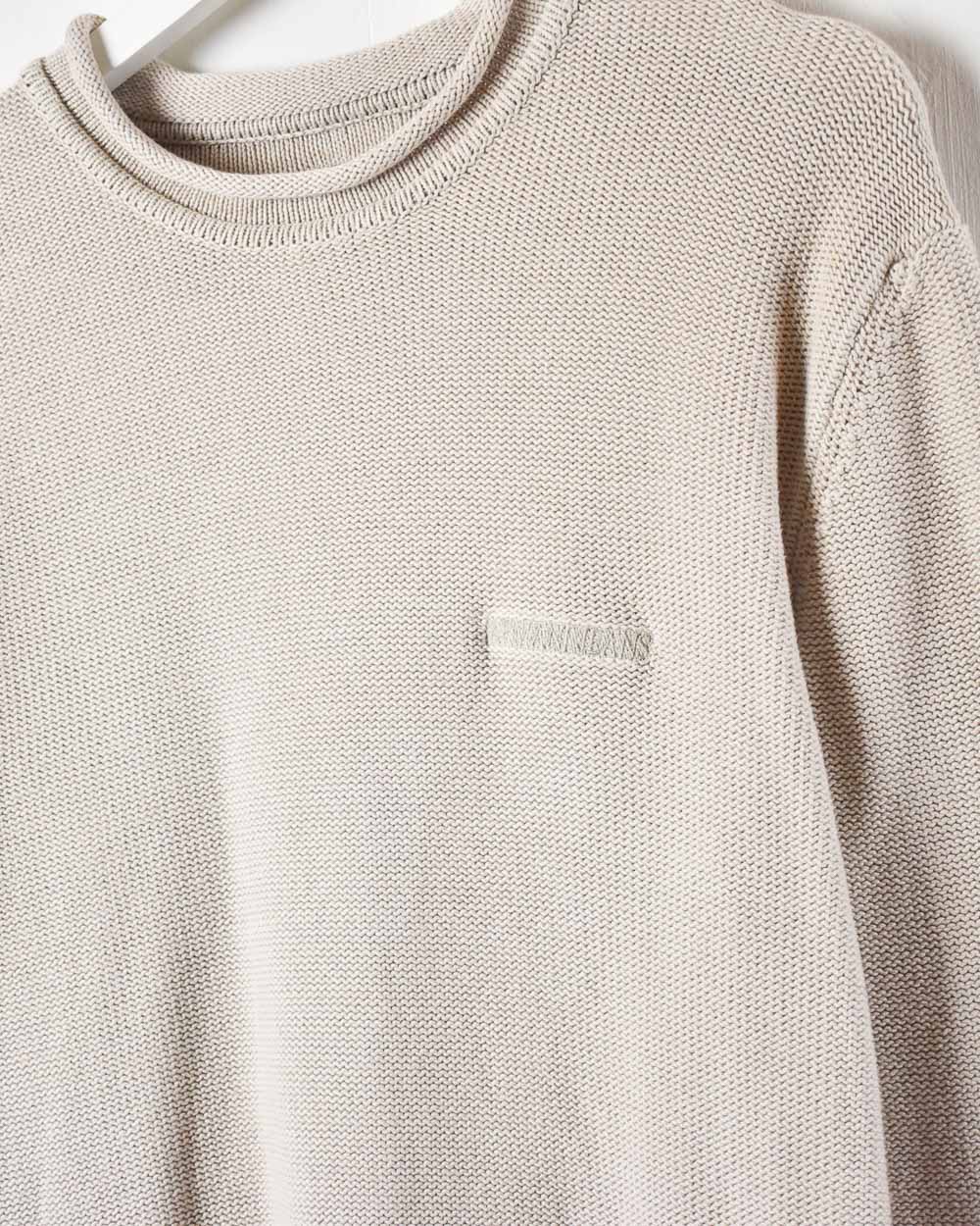 Armani Jeans Knitted Sweatshirt - Medium - Domno Vintage