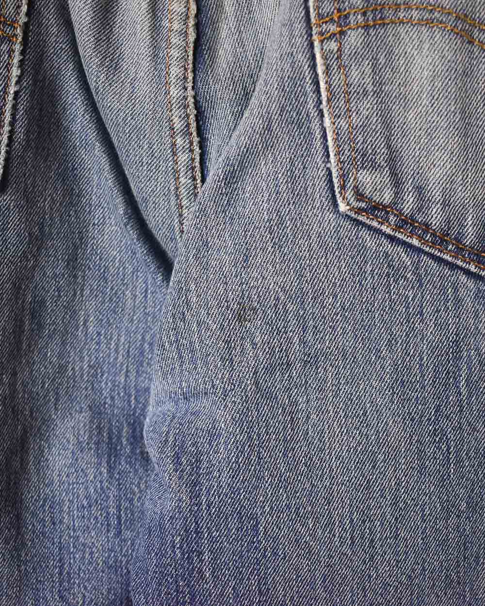 Blue Levi's Distressed 501 Jeans - W38 L32