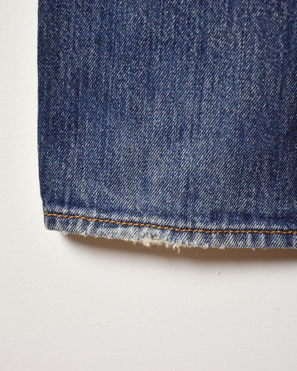 Blue Levi's Distressed 501 Jeans - W38 L32