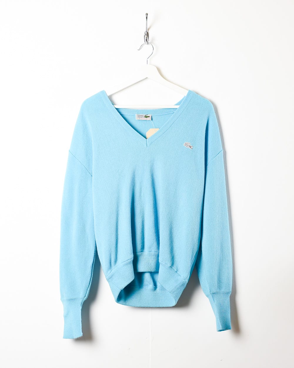 Chemise Lacoste Knitted Sweatshirt - Large - Domno Vintage
