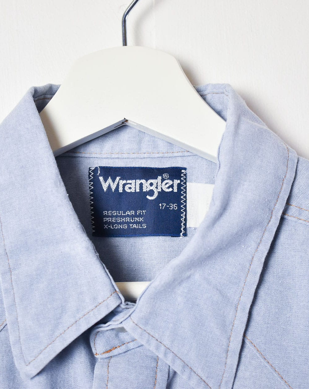 BabyBlue Wrangler Shirt - X-Large
