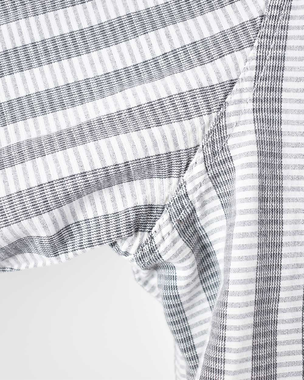 Armani Jeans Striped Shirt - X-Large - Domno Vintage