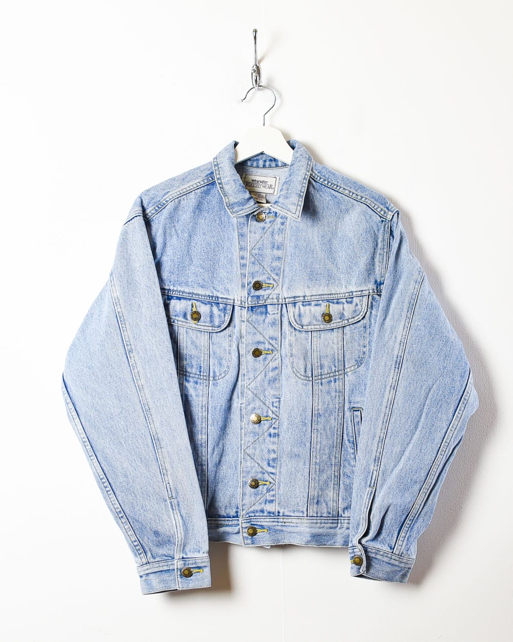 Blue Wrangler Rugged Wear Denim Jacket - Medium Women's