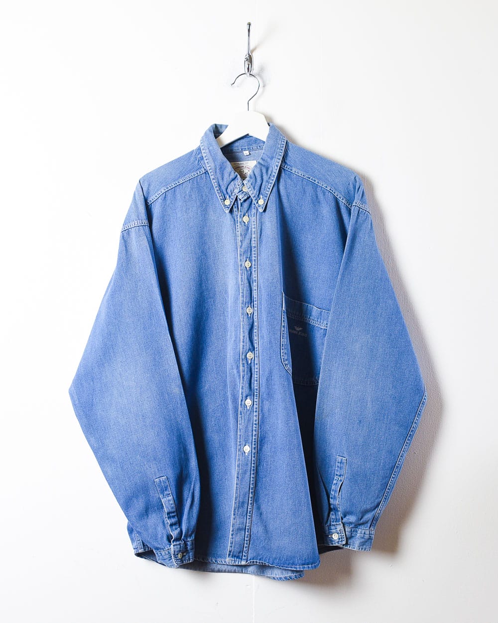 Armani Jeans Denim Shirt - Large - Domno Vintage