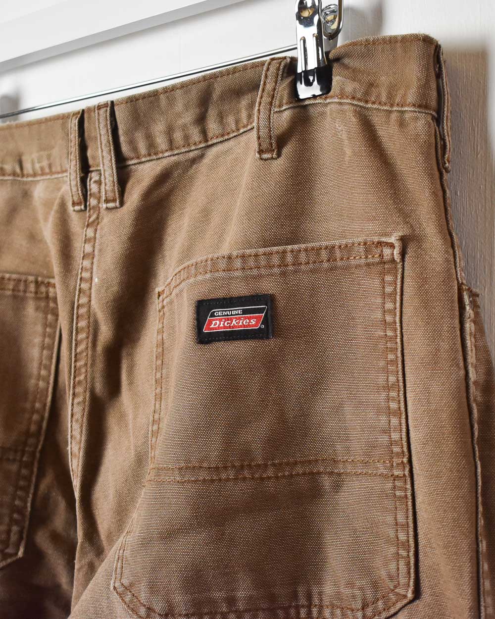 Brown Dickies Distressed Painters Jeans - W36 L33