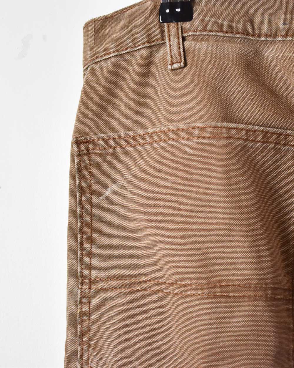 Brown Dickies Distressed Painters Jeans - W36 L33