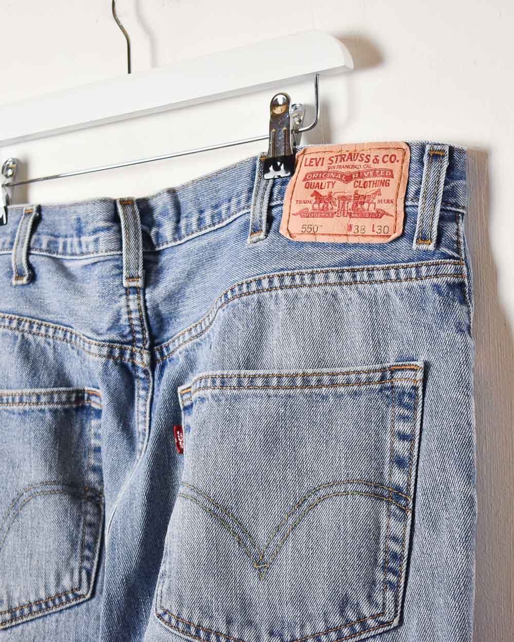 Blue Levi's Relaxed Fit 550 Jeans - W38 L29