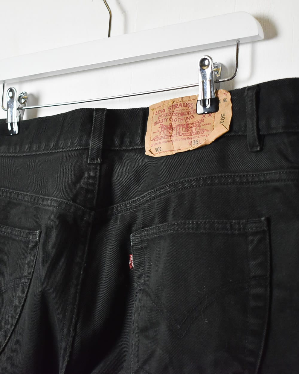 Black Levi's 501 Jeans - W38 L28