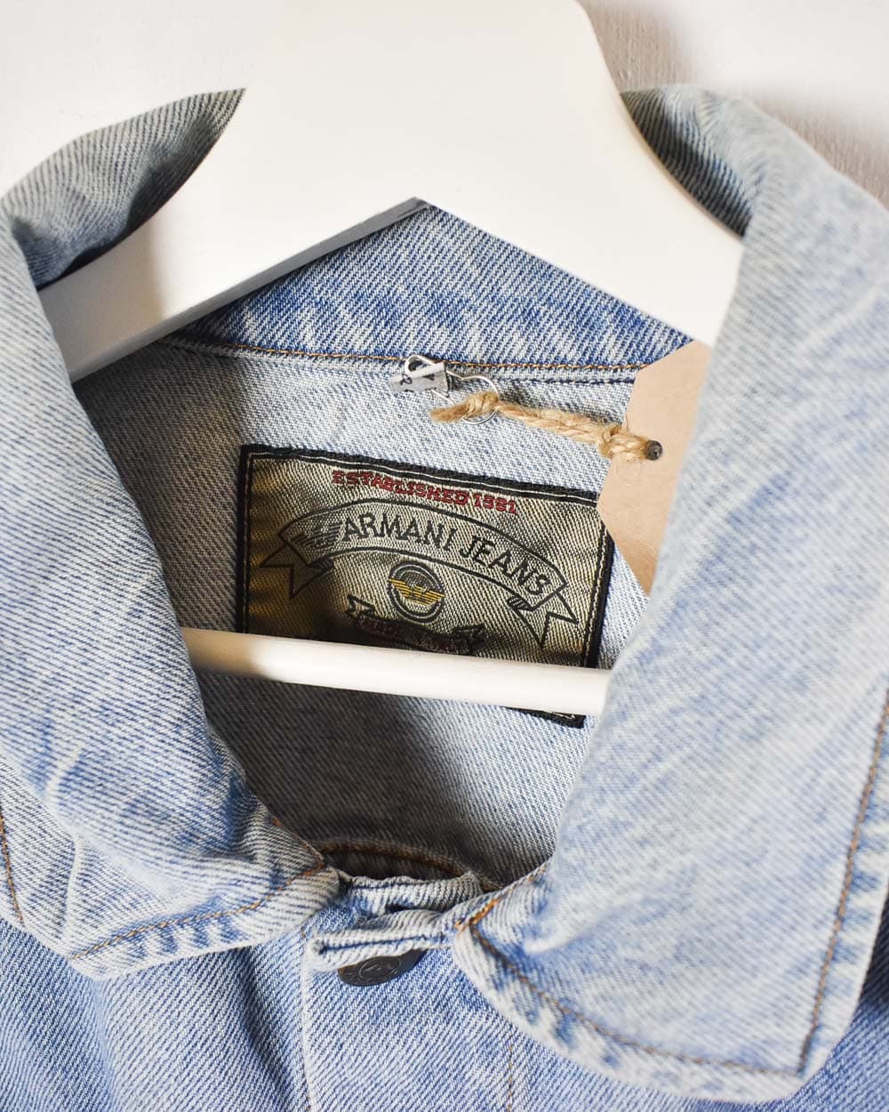 Armani Jeans Denim Jacket - Large - Domno Vintage