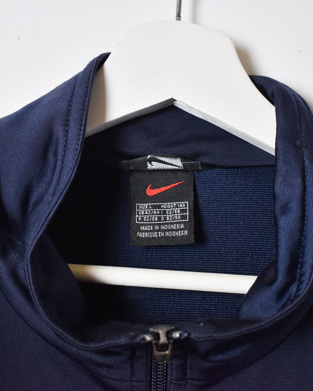 Navy Nike Tracksuit Top - Large
