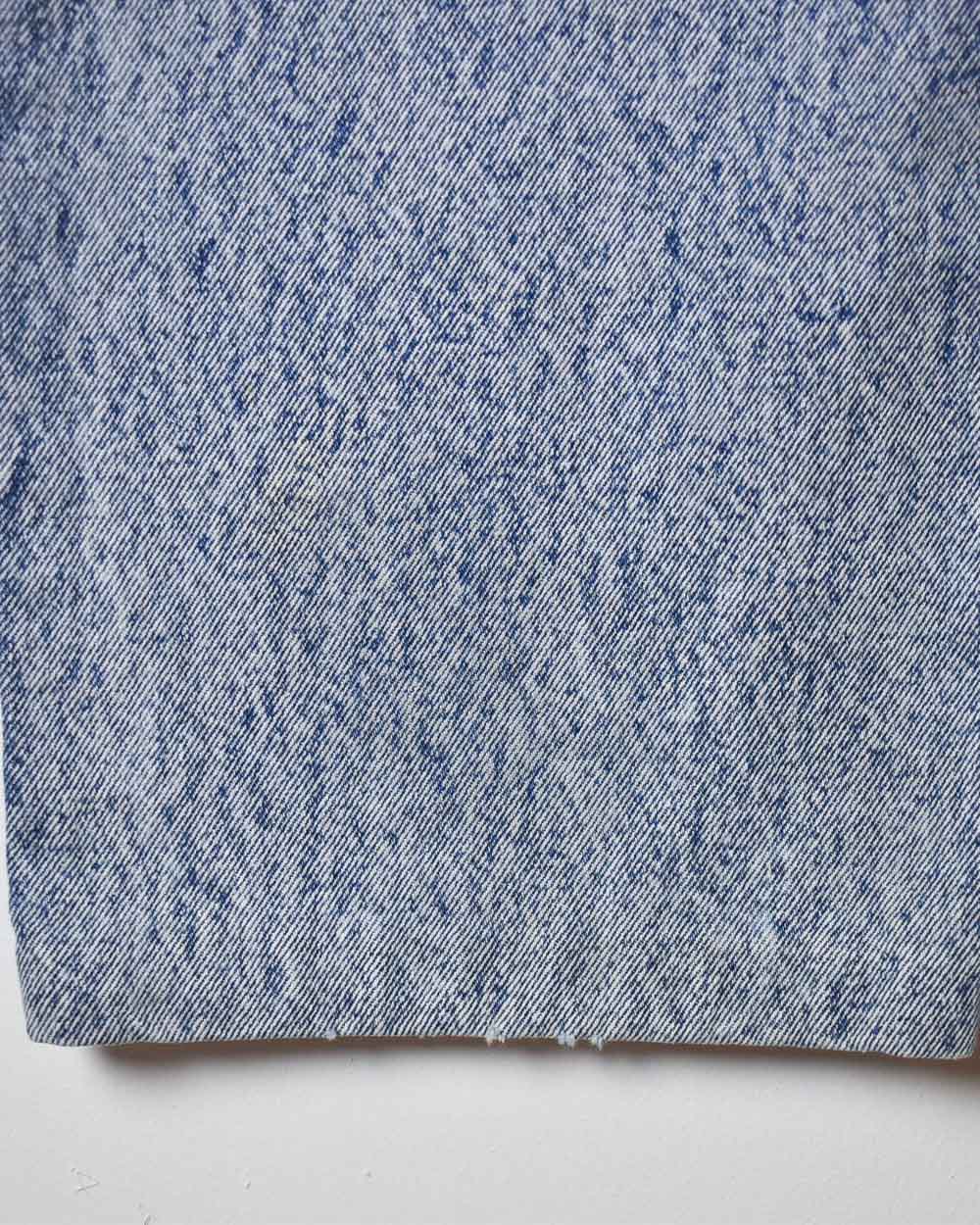 Blue Levi's Acid Washed 501 Jeans - W38 L28