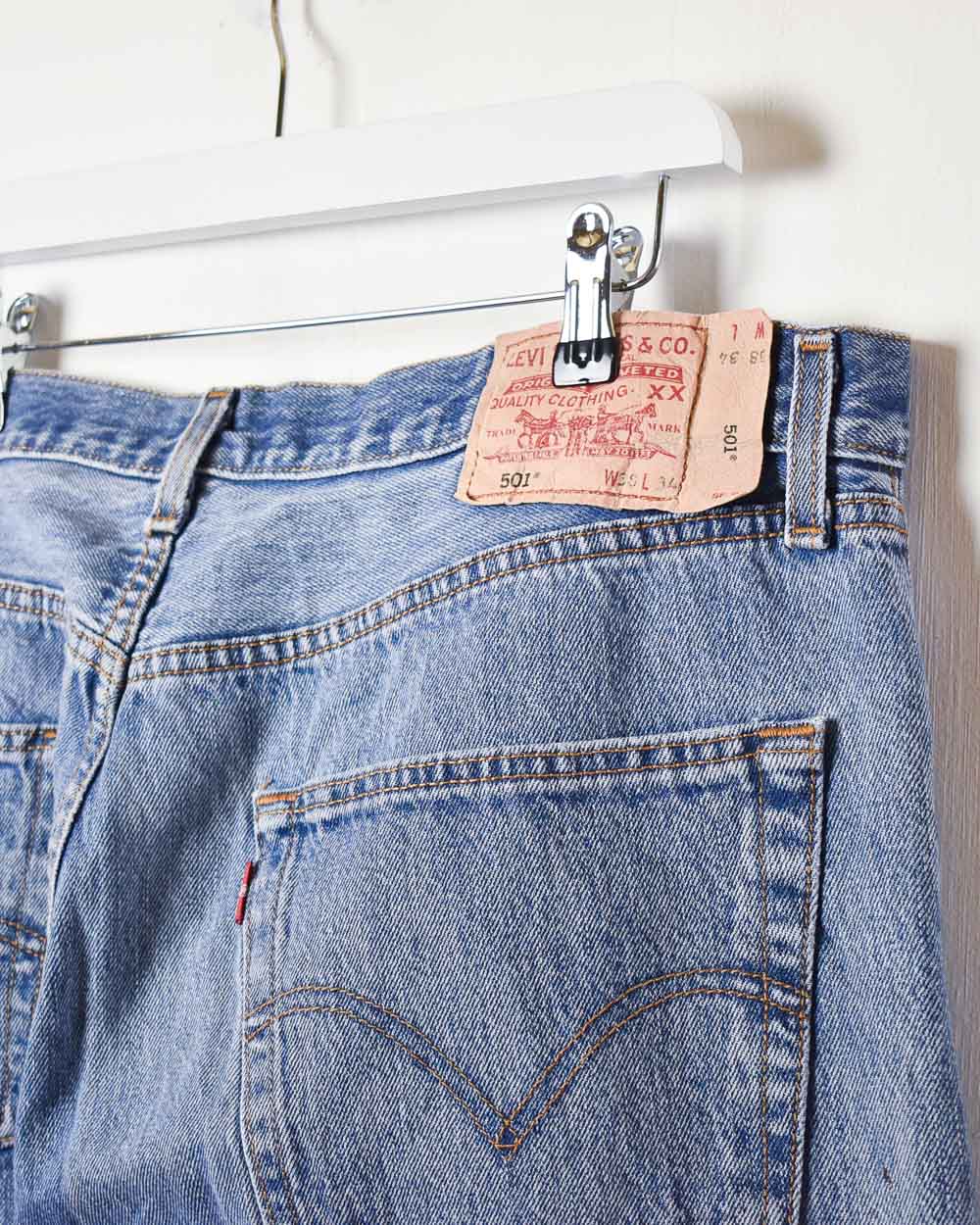 Blue Levi's 501 Jeans - W38 L38