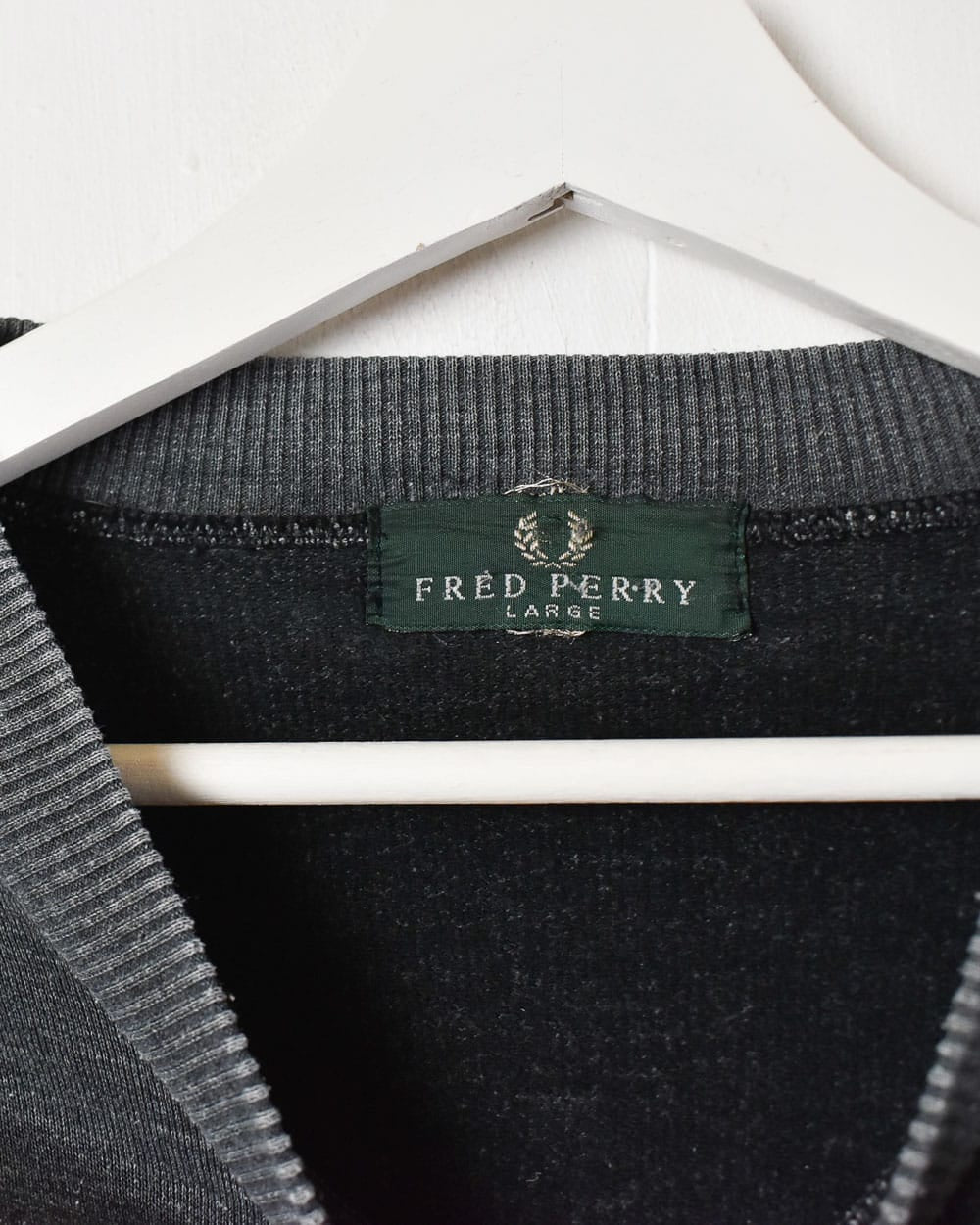Grey Fred Perry Sweatshirt - Medium