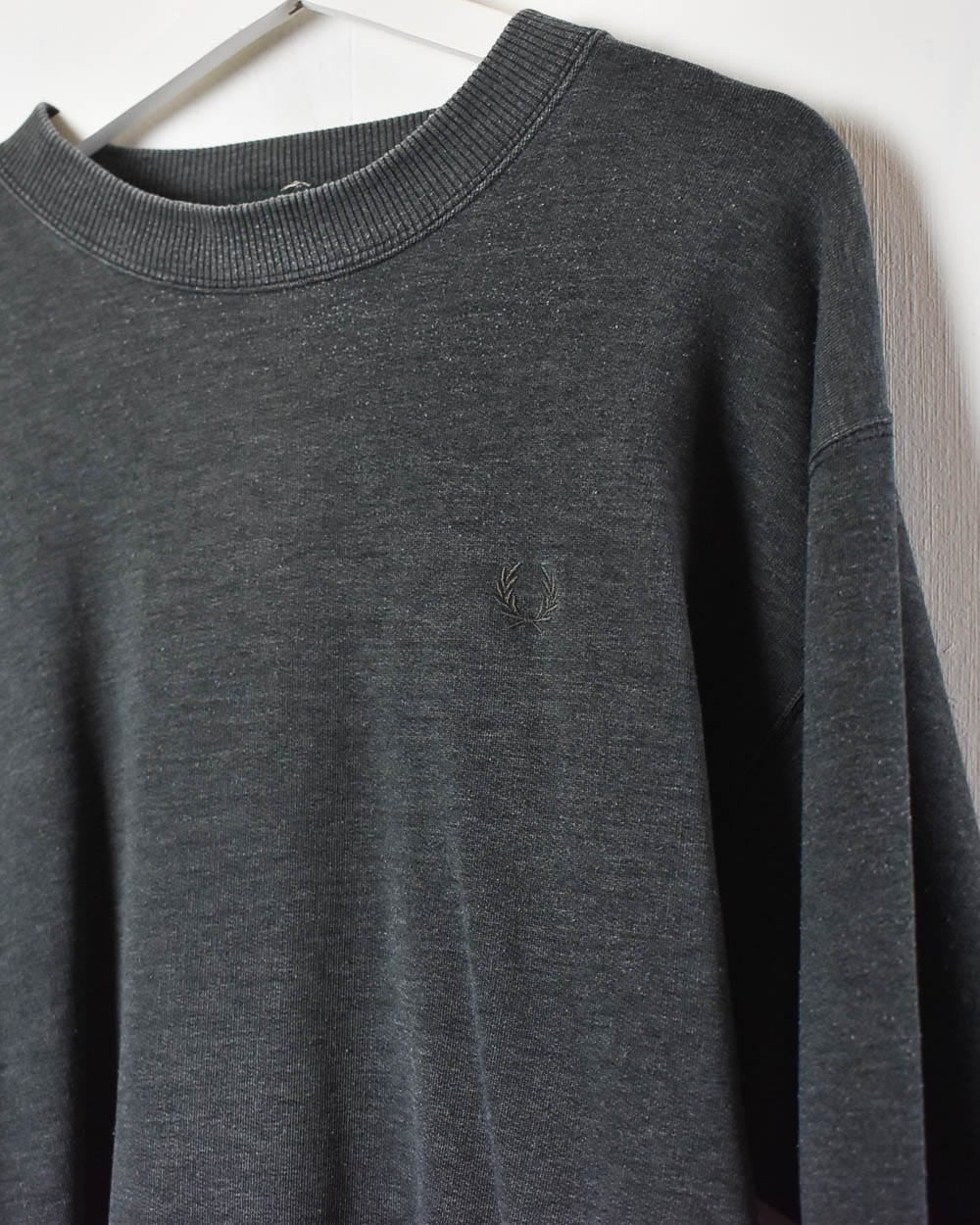 Grey Fred Perry Sweatshirt - Medium