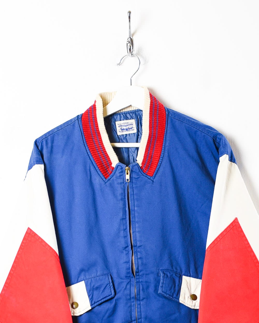 Blue Levi's 70s Bomber Jacket - Small