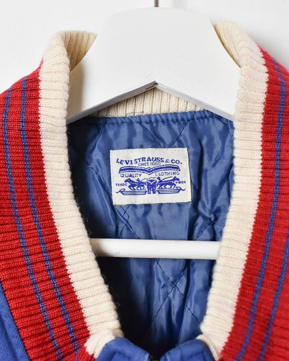 Blue Levi's 70s Bomber Jacket - Small