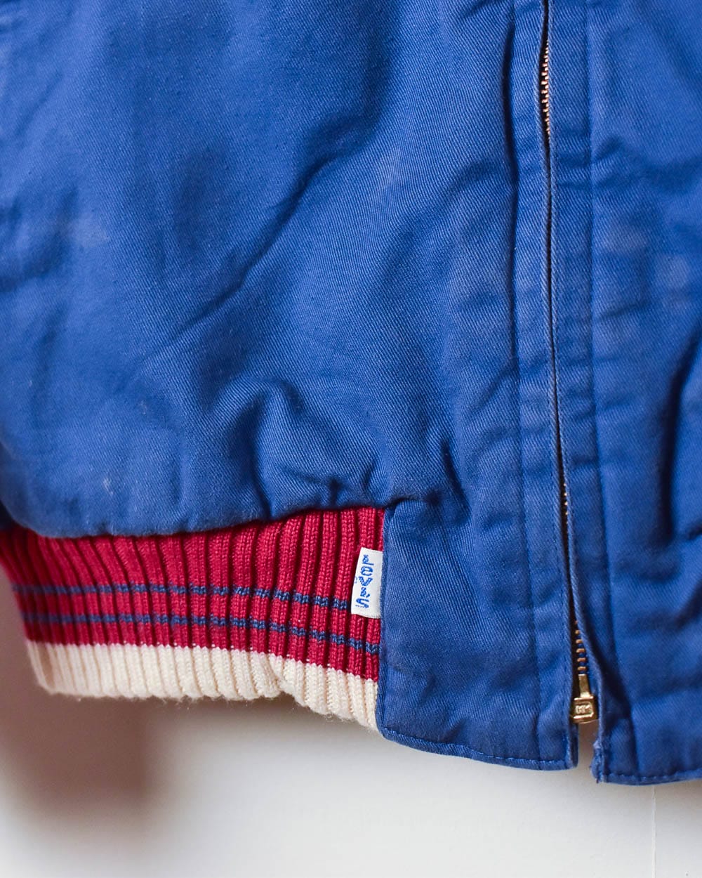 Blue Levi's 70s Bomber Jacket - Small