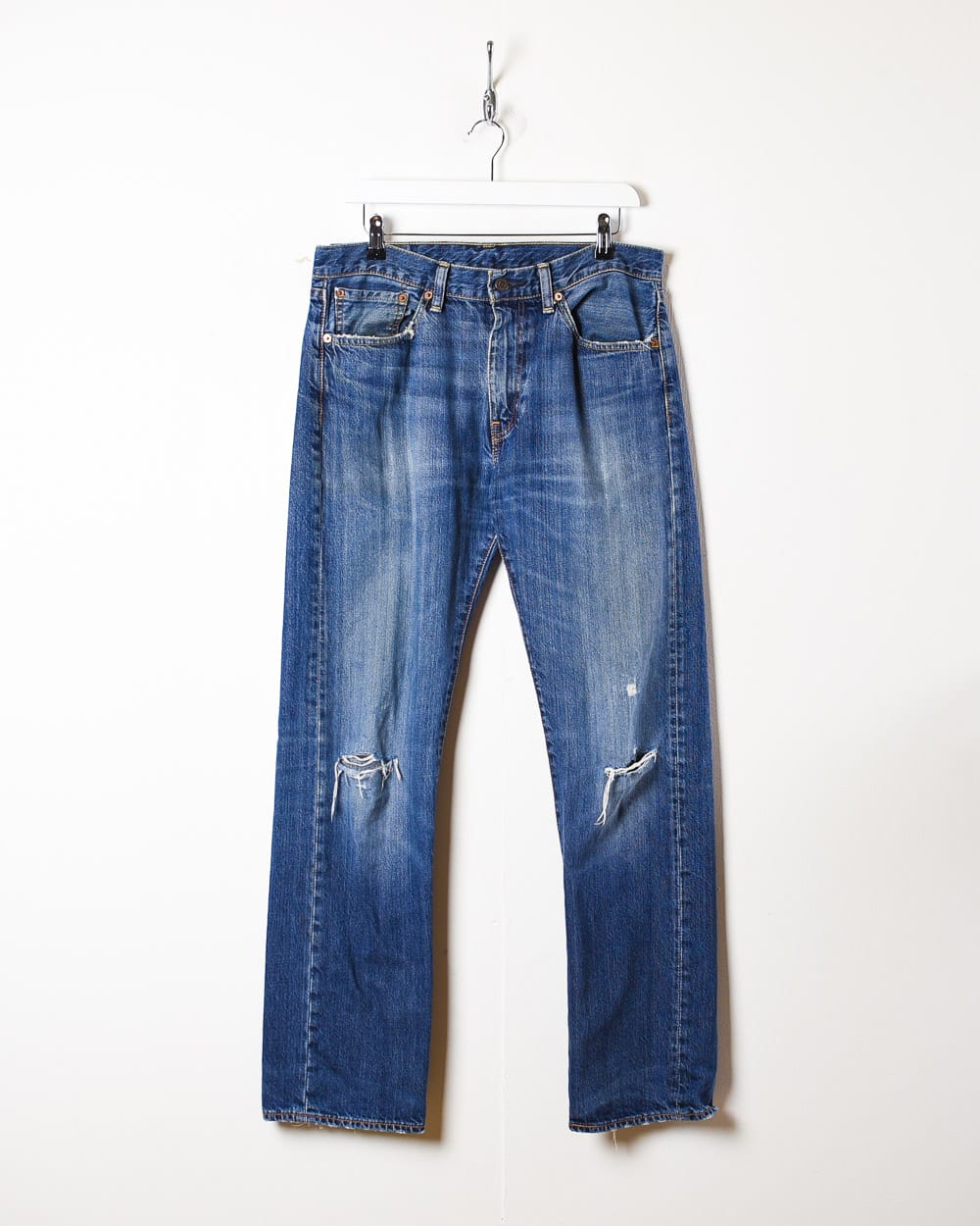 Levi's 505 Distressed Jeans - W34 L32 - Domno Vintage