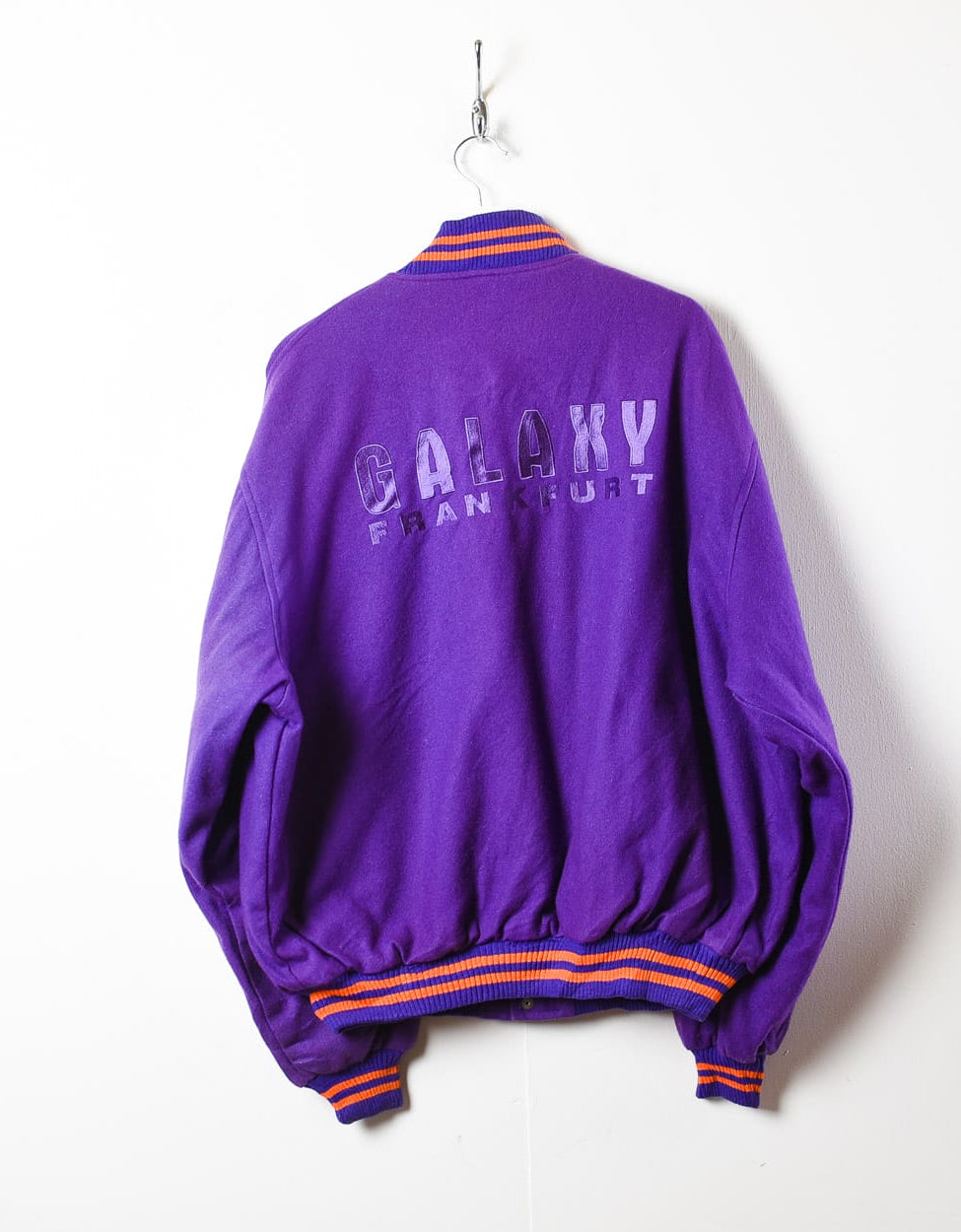Purple NFL Frankfurt Galaxy Wool Varsity Jacket - XX-Large