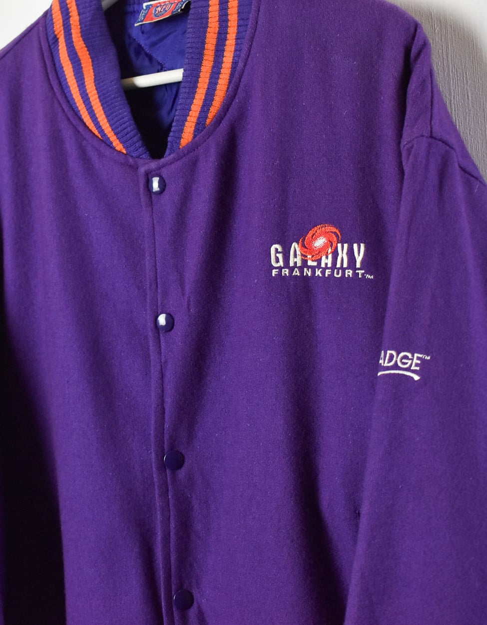 Purple NFL Frankfurt Galaxy Wool Varsity Jacket - XX-Large