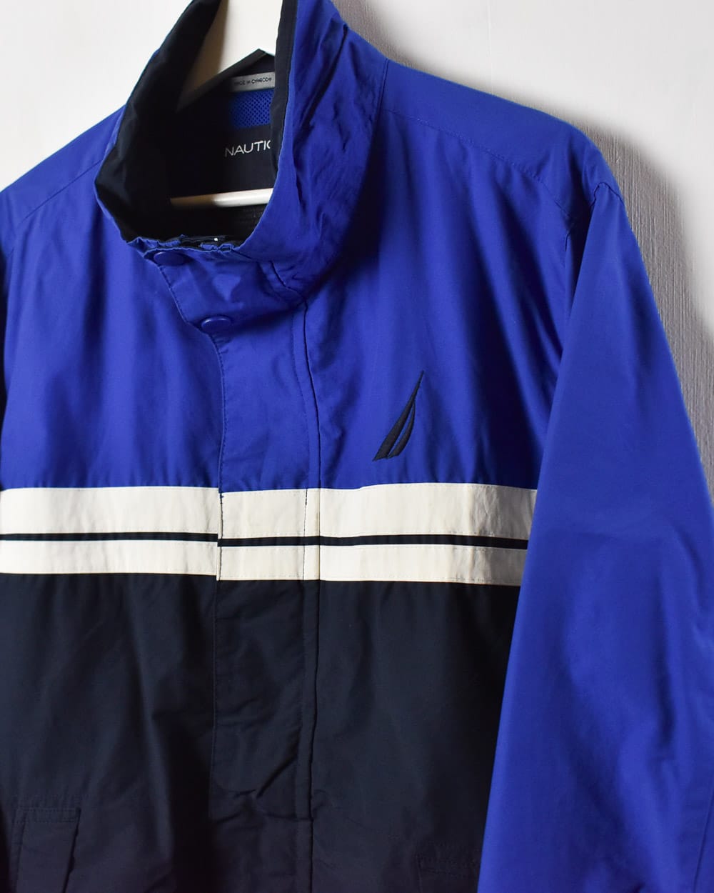Blue Nautica Windbreaker Jacket - Large