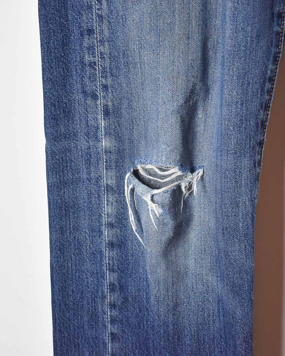 Levi's 505 Distressed Jeans - W34 L32 - Domno Vintage